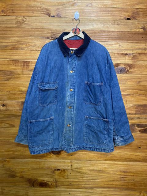 Other Designers Vintage 80s Denim Chore Jacket Jems X Kuya