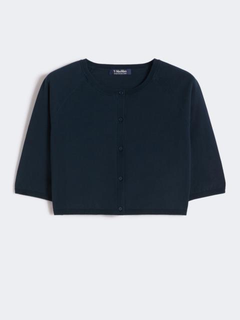 'S Max Mara Cotton yarn shrug - ULTRAMARINE