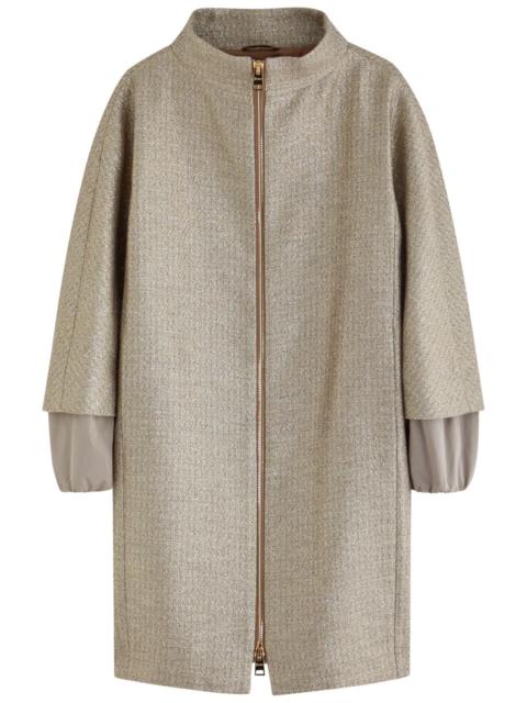Herno Metallic Cotton-blend Jacket