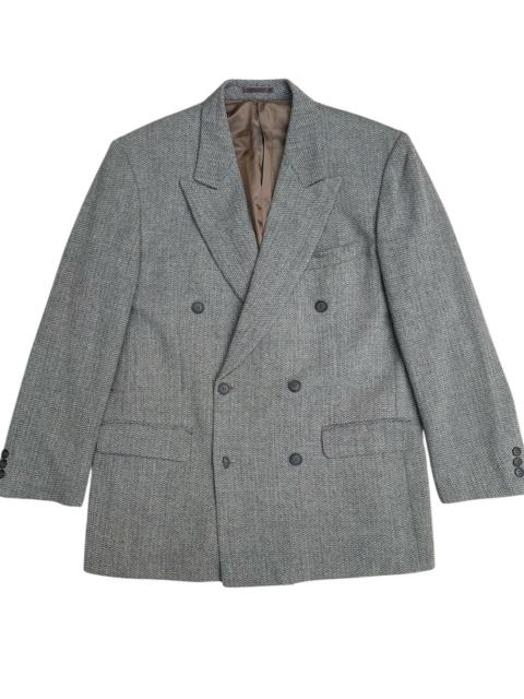 Lanvin Lanvin Paris Peak Lapel DB Blazer Archive Wool Tailoring