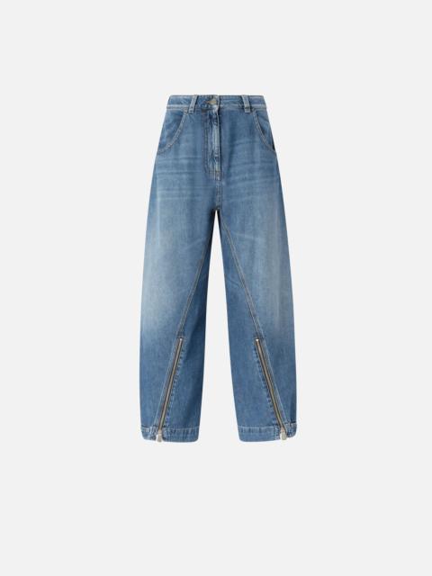 PINKO BALLOON-FIT JEANS WITH ZIP