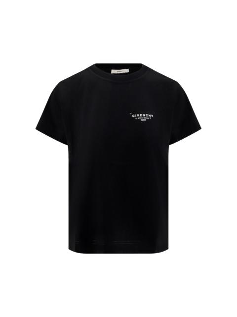 Givenchy Givenchy Logo Printed Crewneck T-Shirt 'Black'