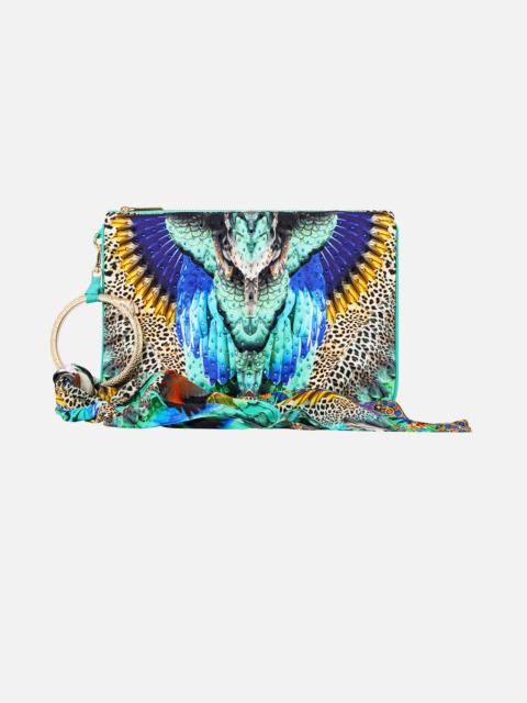 CAMILLA RING SCARF CLUTCH