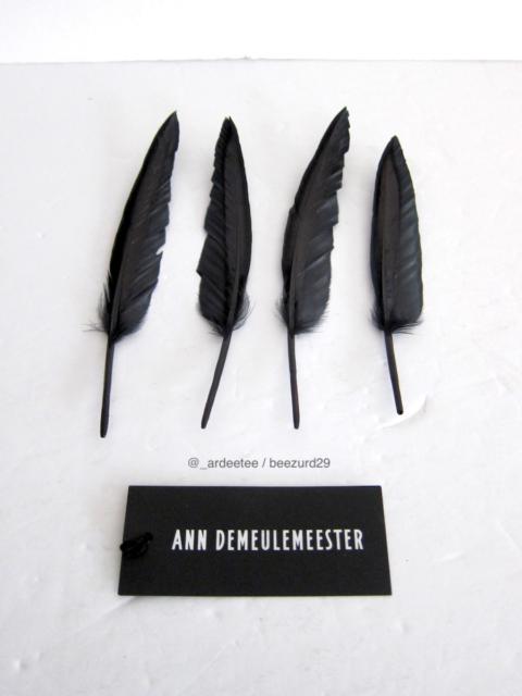 Ann Demeulemeester AUTHENTIC BLACK REPLACEMENT FEATHER