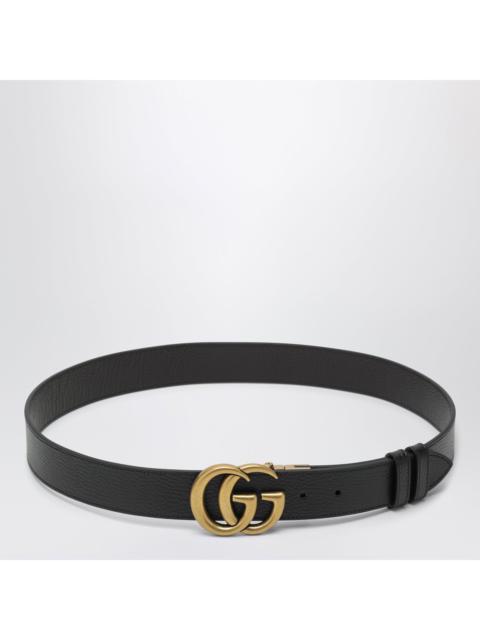 GUCCI Gucci Reversible Black/Brown Leather Belt With Double G Buckle Men