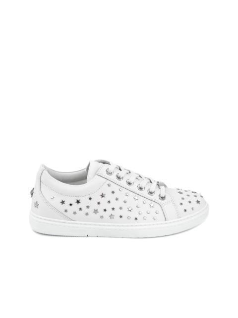 Jimmy Choo Cash Star Leather Sneakers Men