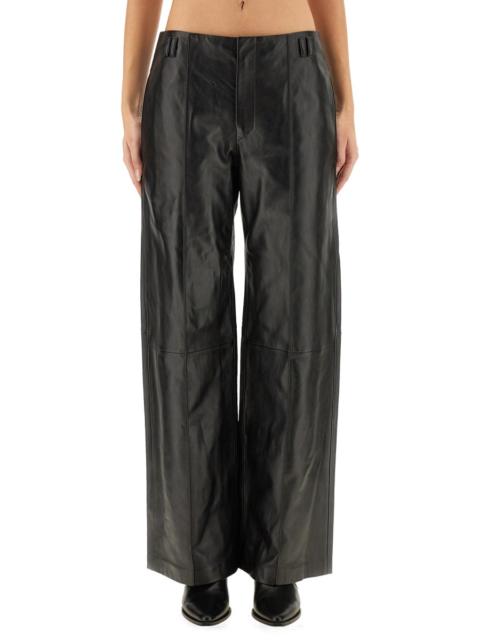 Isabel Marant LEATHER CIARRA PANTS