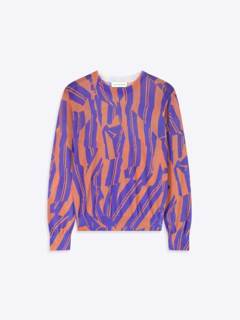 Dries Van Noten PRINTED COTTON SWEATER
