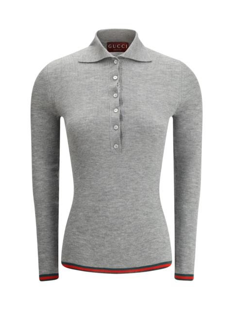GUCCI Gucci Women Cashmere Polo Shirt