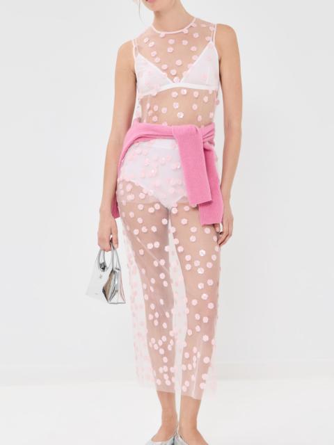 CECILIE BAHNSEN Sequin Blossom Tulle Gus Skirt