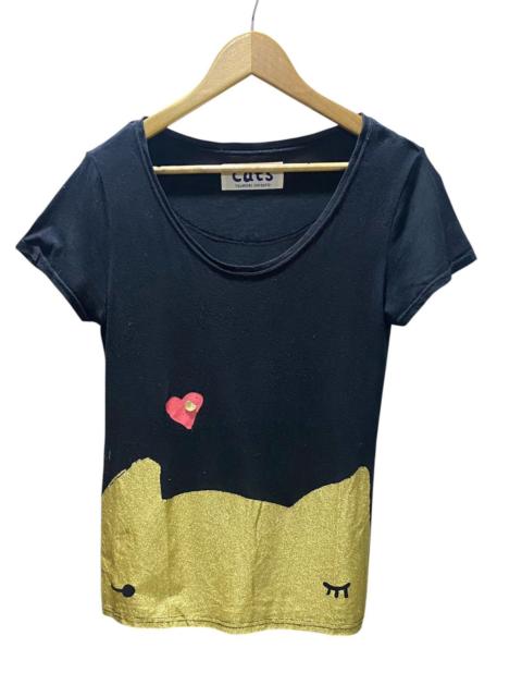 ISSEY MIYAKE Tsumori Chisato Cats Design Art T-shirt