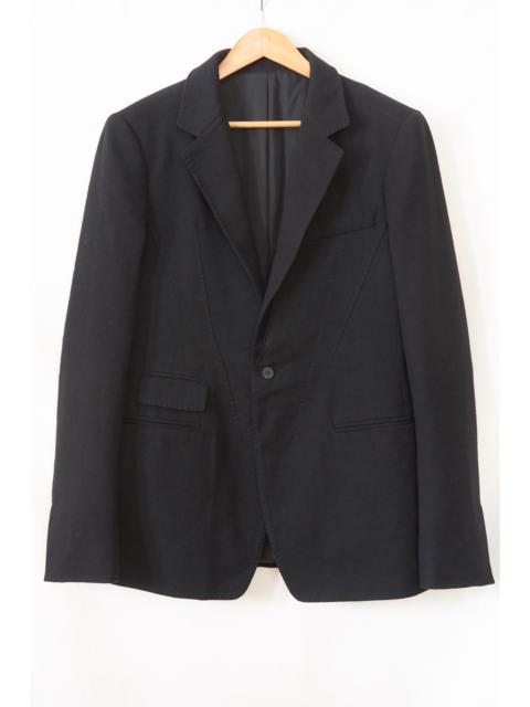 Cashmere linen slim tailored jacket