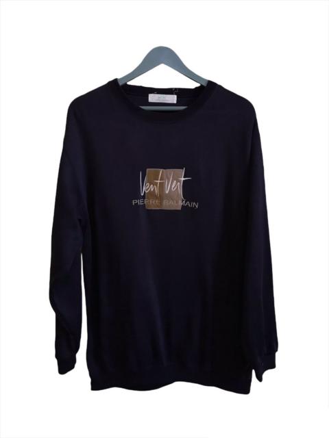 Other Designers Vent Vent Pierre Balmain Spell Out Sweatshirt