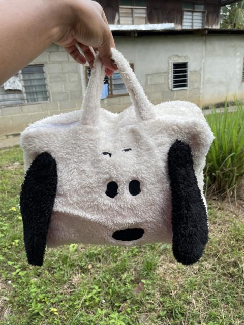 Other Designers Vintage - Vintage Peanuts Snoopy FAUX FUR Tote Bag 2015