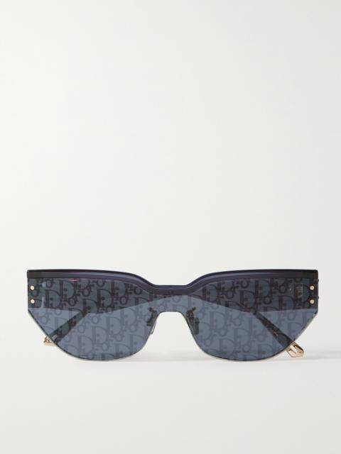 Dior Diorclub M3u D-frame Acetate And Gold-tone Sunglasses