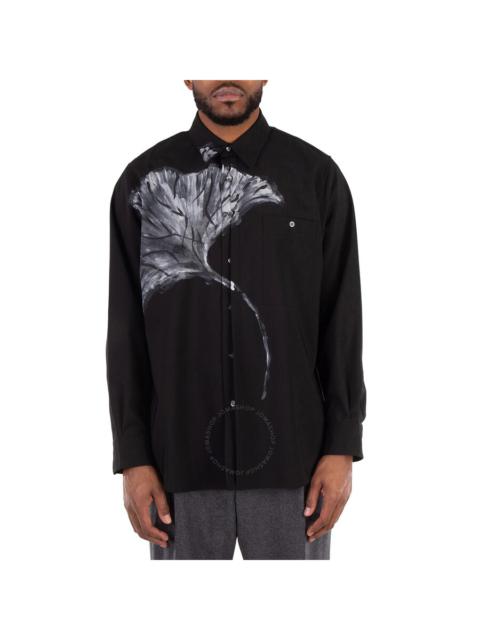 Emporio Armani Nature Print Woven Shirt