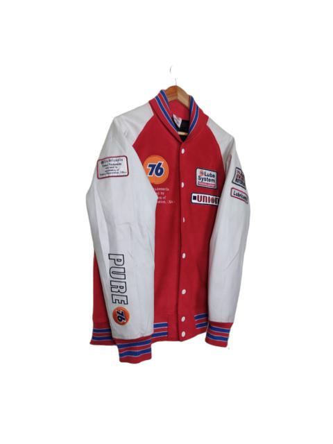 Other Designers Varsity - 76 Lubricant Tosco Varsity Leather Sleeves