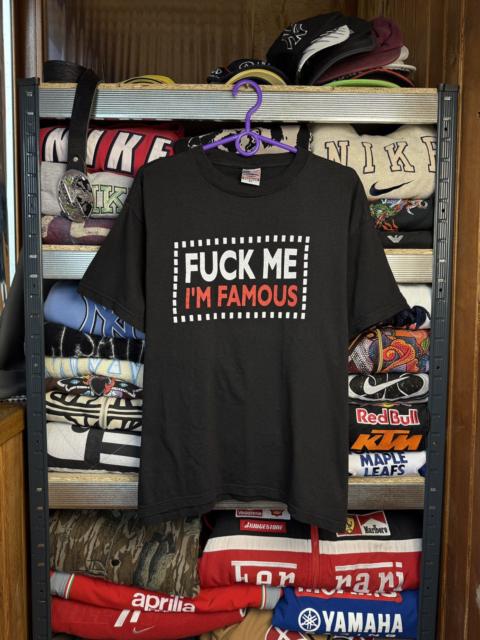 Other Designers Other - Vintage Y2K ADULT “ FUCK ME IM FAMOUS STAR “ SLOGAN Tee