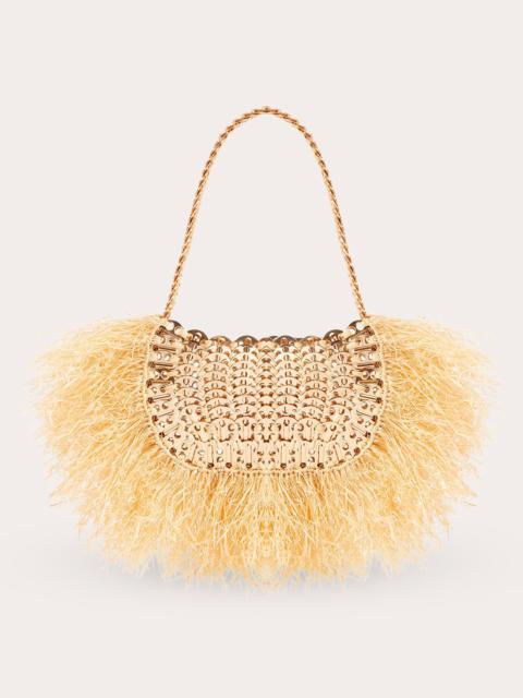 rabanne Iconic 1969 Nano Raffia-Fringed Chainmail Bag