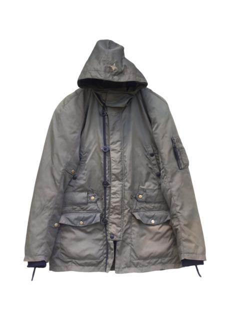 Other Designers Military - Super Faded Motor army Military Jacket + Padding