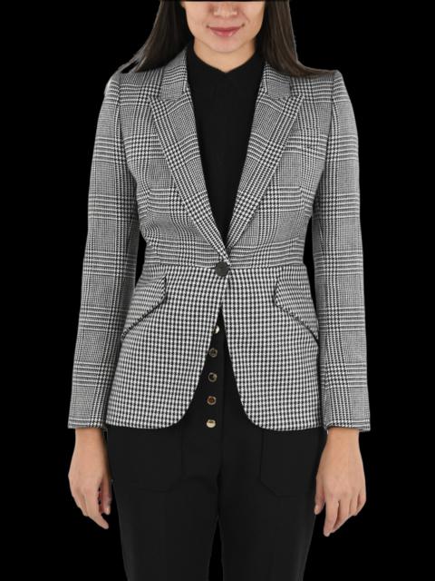 Other Designers Archival Clothing - YVES SAINT LAURENT DIFFUSION FEMMES HOUNDSTOOTH COATS JACKET