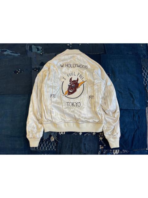 VISVIM 17SS DOUGLAS JKT (RAYON/SATIN) Silk Silk Embroidery Jacket 17th Anniversary