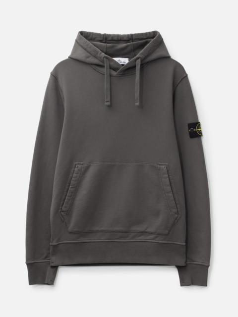 Stone Island GARMENT DYED COTTON FLEECE HOODIE