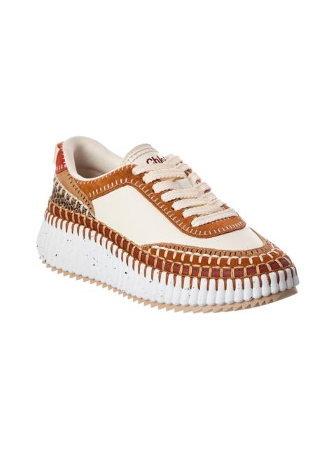 Chloé Chloé Nama Leather & Suede Sneaker