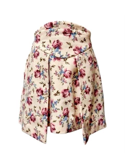 Vivienne Westwood Vivienne Westwood Vive La Cocotte Rose Print Corset Tweed Skirt 