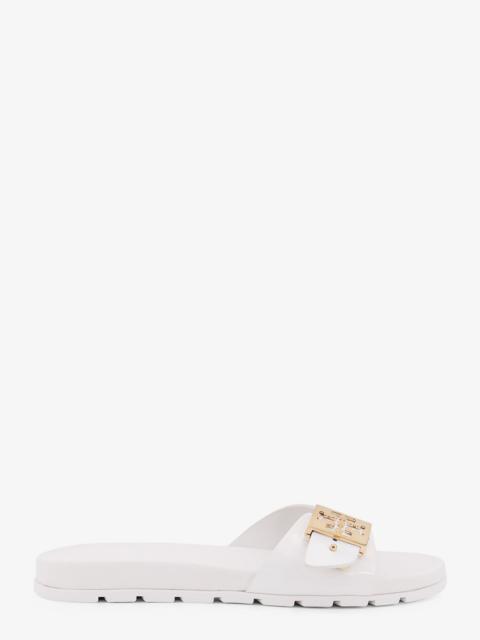 Other Designers Tory Burch Patent Synthetic Leather Buckle Slide