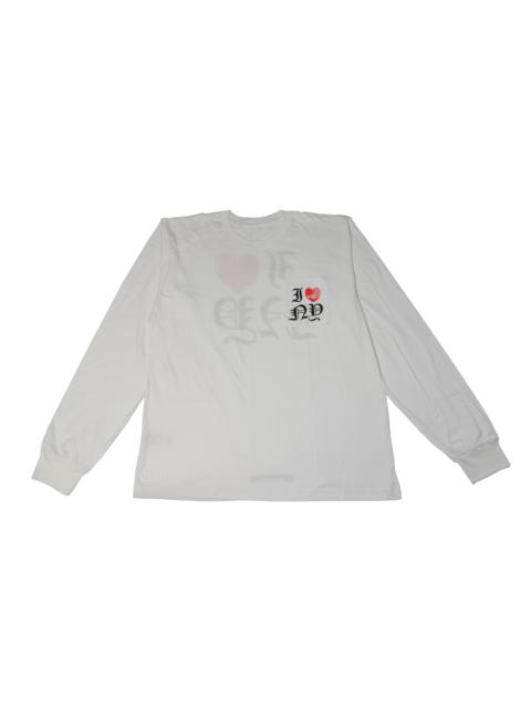 Chrome Hearts Chrome Hearts I Love New York Long Sleeve Pocket T-Shirt White