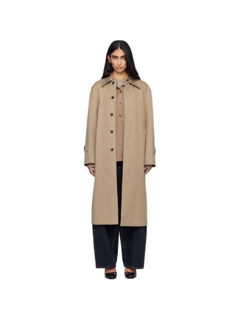 Tonywack Beige Single-Breasted Trench Coat