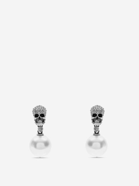 Alexander McQueen SWAROVSKI SKULL EARRINGS