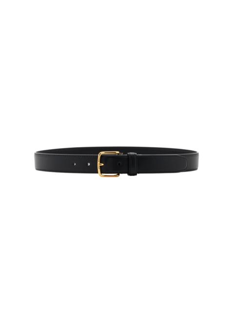 The Row Classic Leather Belt gold