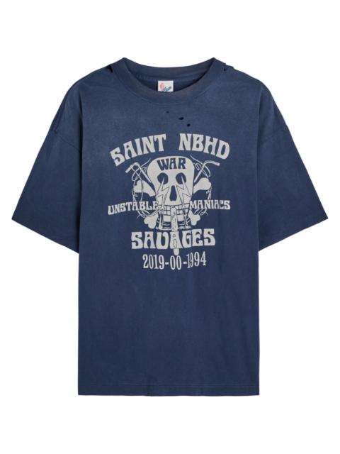 SAINT M×××××× Saint Mxxxxxx Saint Nbhd Printed Cotton T-shirt