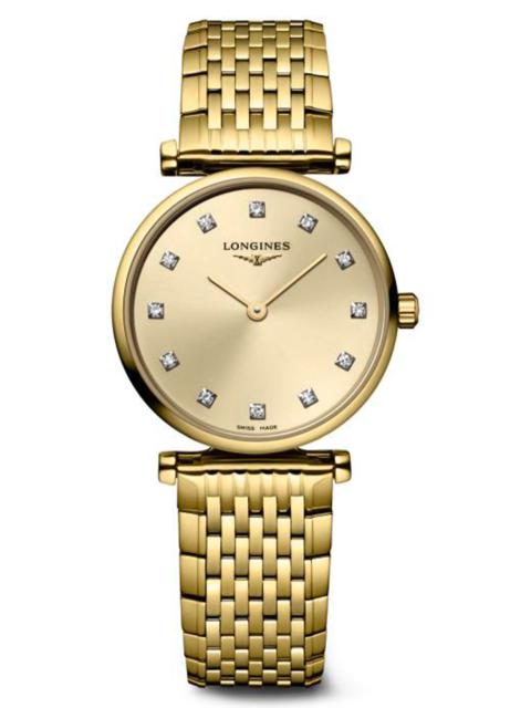 Longines Longines La Grande Classique Bracelet Watch, 24mm in Yellow at Nordstrom