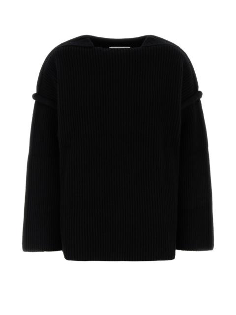 Jil Sander Black wool sweater