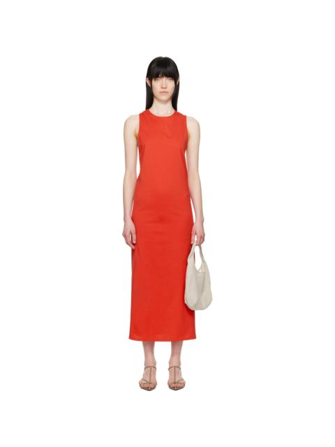 Loulou de Saison Red Rayna Midi Dress