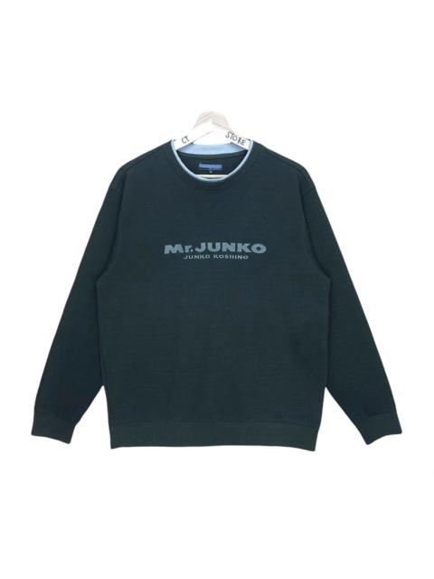Other Designers Vintage Mr. Junko Koshino Embroidery Crewneck Sweatshirt