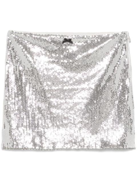 ROTATE sequinned mini skirt
