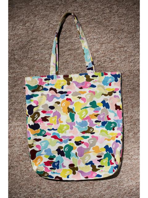 A BATHING APE® Bape Canvas Multi Camo Tote Bag