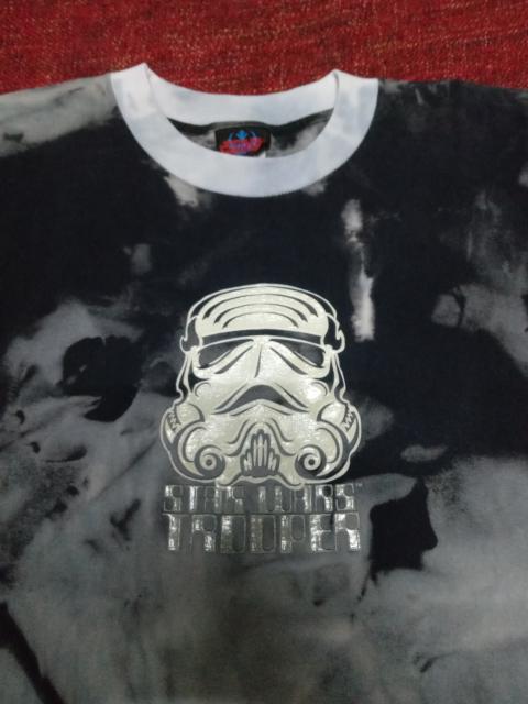 Other Designers Vintage - Vintage 90s Star Wars ringer Tee Bleach lucasfilm