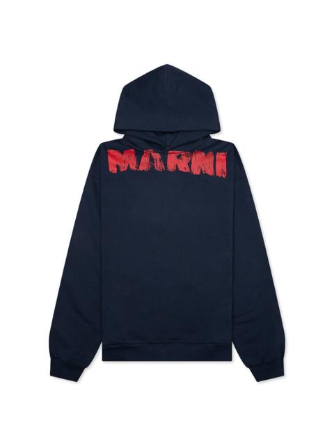 Marni MONOLITH SWEATSHIRT - BLUE KYANITE