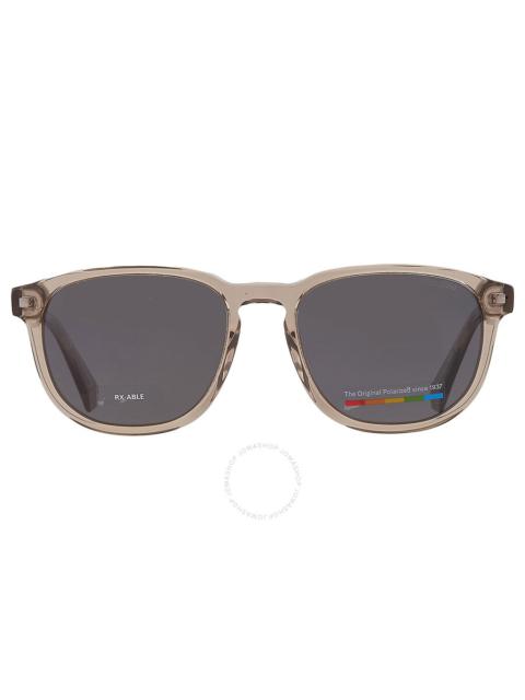 Polaroid - Polaroid Polarized Grey Square Men's Sunglasses PLD 4117/G/S/X 0690/M9 55