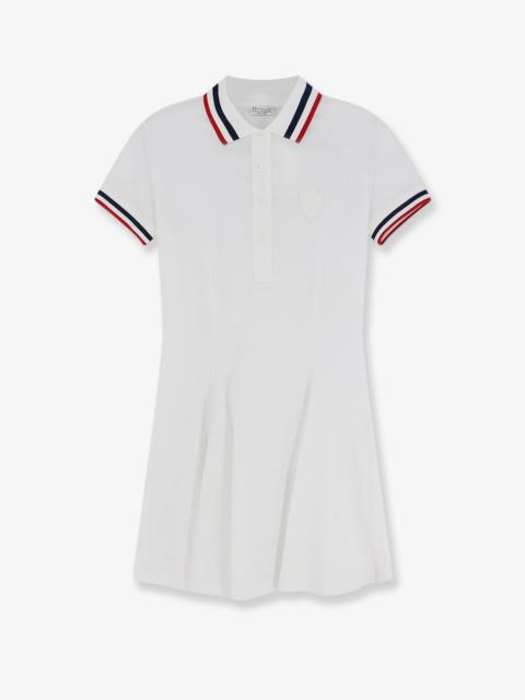 Brunello Cucinelli Brunello Cucinelli Women Stretch Cotton Piquet Mini Dress