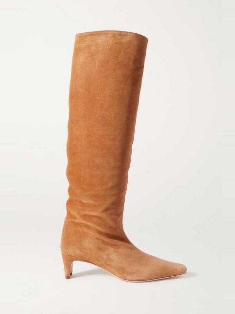 Wally suede knee boots Tan