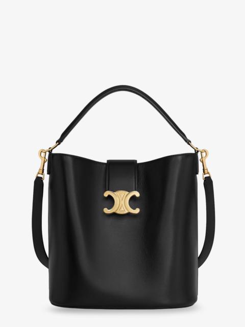 CELINE Celine Women Louise Medium Bucket Bag With Metal Triomphe Logo