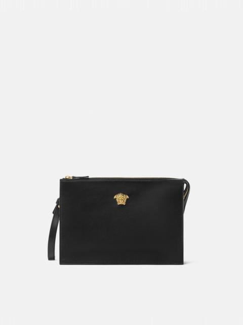 VERSACE La Medusa Leather Pouch