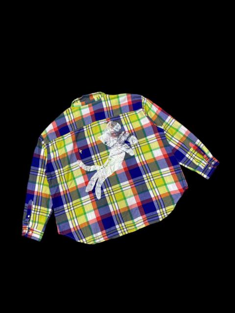 Other Designers Issey Miyake - TSUMORI CHISATO BY NIKO AND ... FLANNEL BUTTON UP SHIRT