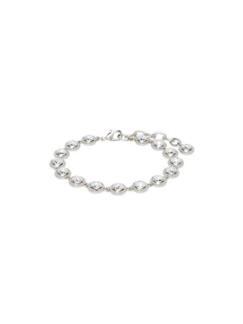 Silver Iris Anklet